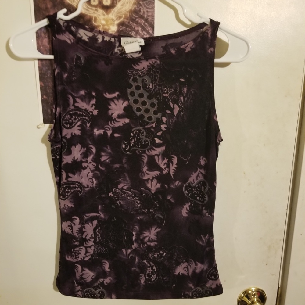 Purple Charlotte Russe Top Size Large